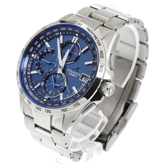 CASIO Oceanus 0CW-T2600-2A3JF Day date Solar Powered Radio Men's Watch_894743